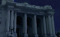 夜のくらーい神殿
